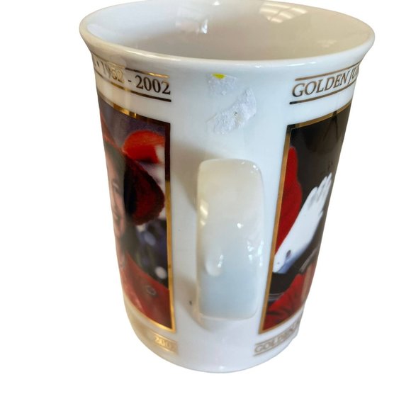 Vintage Golden Jubilee Queen Elizabeth II Commemorative 2002 Bone China 4"Hx3"W - Picture 6 of 9